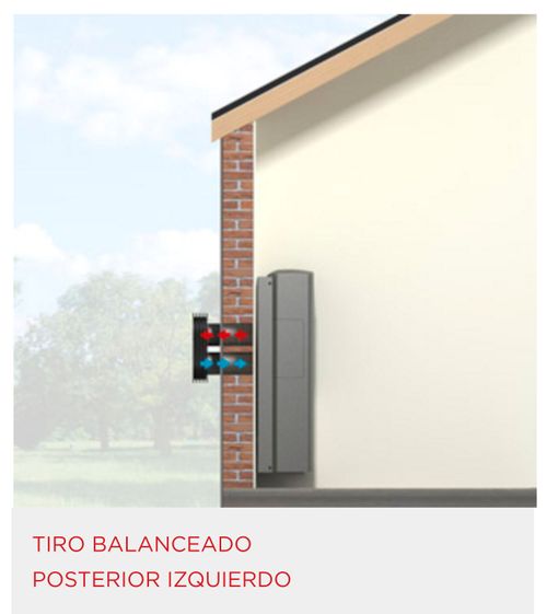 CALEFACTOR COPPENS TB 2500 PELTRE II ACERO IZQUIERDO