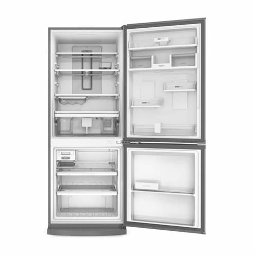 HELADERA WHIRLPOOL WRE57K2 NO FROST INOXIDABLE EVOX 443L