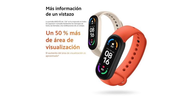 Ya está aquí la pulsera Xiaomi Mi Smart Band 6, mejora en todo a