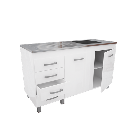 BAJO MESADA ART. 611 BLANCO 1.40