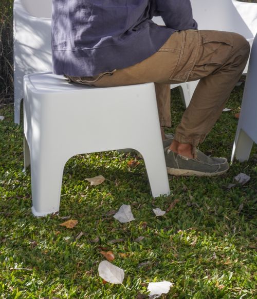 MESA BANQUETA GARDEN LIFE SUNSET BLANCA F430000