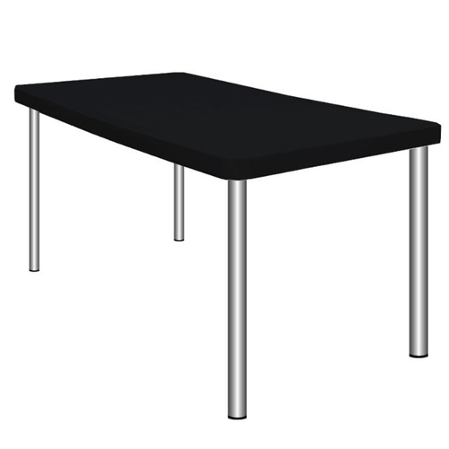 MESA GARDEN LIFE TOKIO PATAS METÁLICAS NEGRA F427001