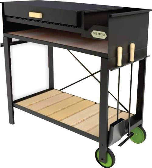 PARRILLA A LEÑA SOL DE MAYO CON TAPA