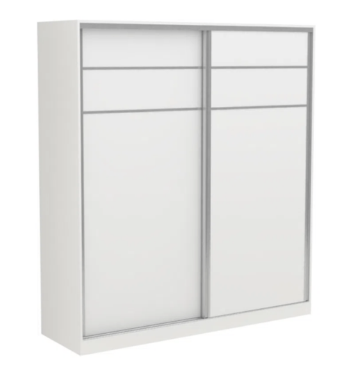 PLACARD PERGAMINO MUEBLES 1.80 P/CORREDIZA BLANCO