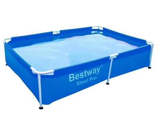 PILETA RECTANGULAR ESTRUCTURAL BESTWAY STEEL PRO 190X130X42