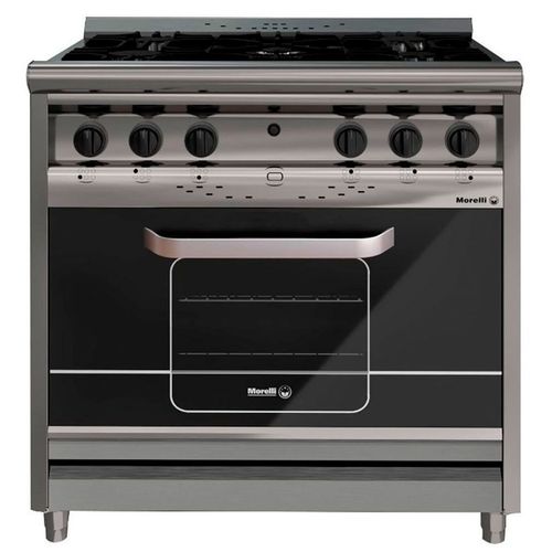 COCINA MORELLI FORZA 900 PUERTA VISOR ACERO INOX.