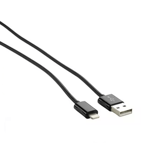 CABLE USB APPLE LIGHTNING 3 MTS NEGRO