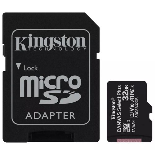 MEMORIA MICRO SD 32GB KINGSTON CLASE 10 CANVAS