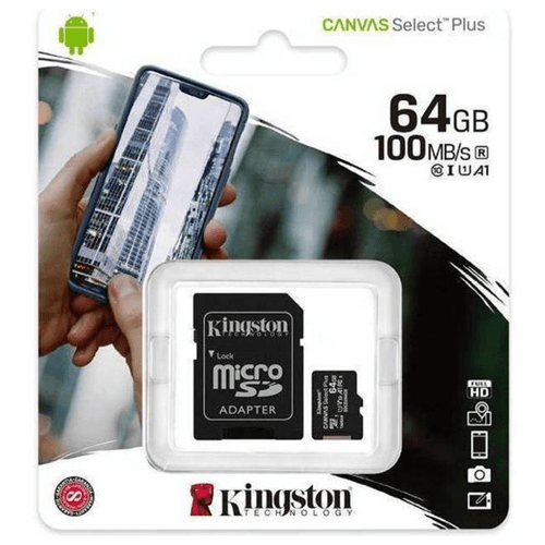 MEMORIA KINGSTON 128GB CON ADAPTADOR C10 UHS-I