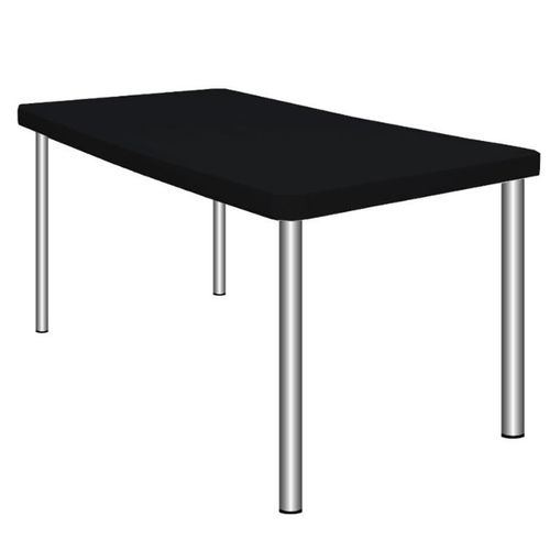 COMBO MESA TOKIO + 6 SILLAS BOSTON (NEGRO)
