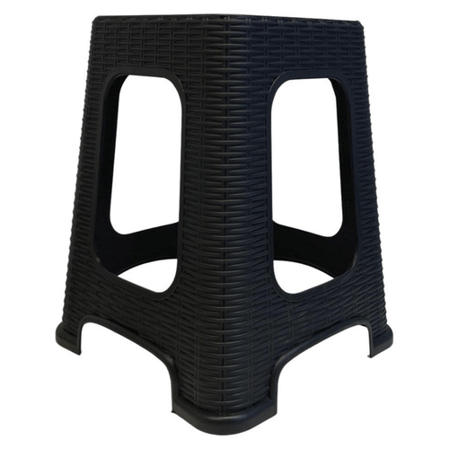 BANQUETA GARDEN LIFE RATTAN CERDEÑA F705001 NEGRO