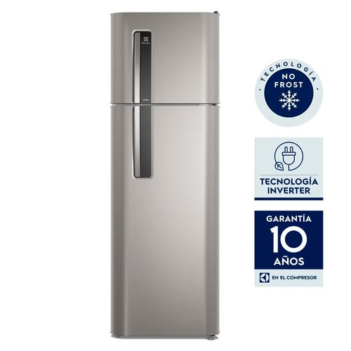 HELADERA ELECTROLUX HENI3900P PLATA NO FROST 353LT