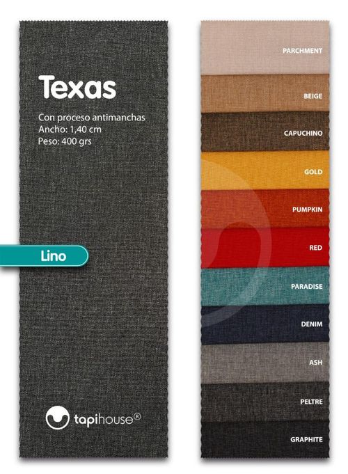 SOFA TAPIHOUSE NAZAR 2C LINO TEXAS ASH