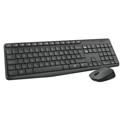 TECLADO + MOUSE LOGITECH WIRLESS MK235 GREY