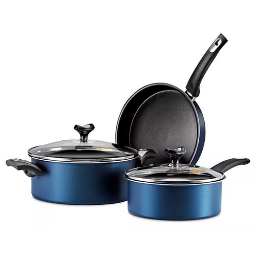 BATERIA MARMICOC COCINA 5 PIEZAS LINEA SABORES AZUL