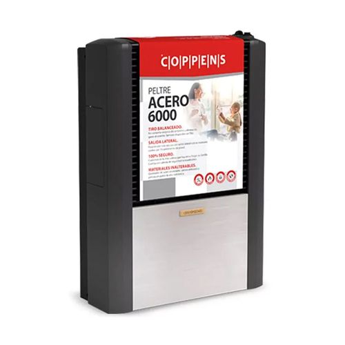 CALEFACTOR COPPENS 6000 TN PELTRE II ACERO DERECHO