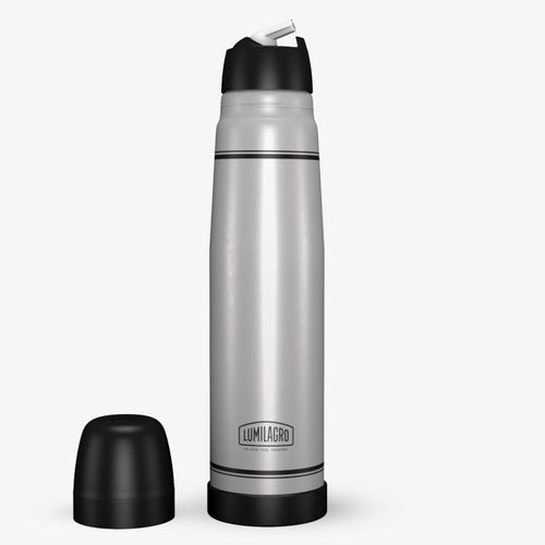 TERMO LUMILAGRO 1LT ACERO BALA C/CAJA