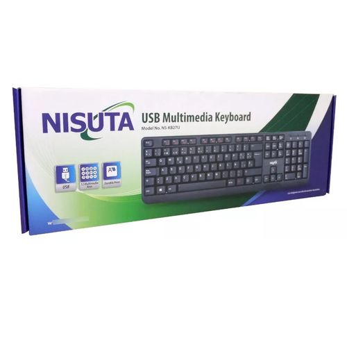 TECLADO NISUTA USB 9 TECLAS MULTIMEDIA