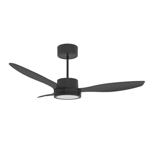 VENTILADOR DE TECHO INDELPLAS IVT47-01P 47" 30W NEGRO C/PLAFON