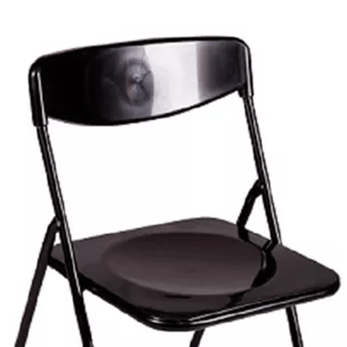 SILLA ANATOMICA PLEGABLE ART 0319 NEGRO HILGERT