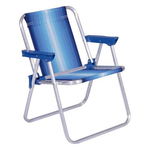SILLA MOR INFANTIL ALTA ALUMINIO AZUL 002121