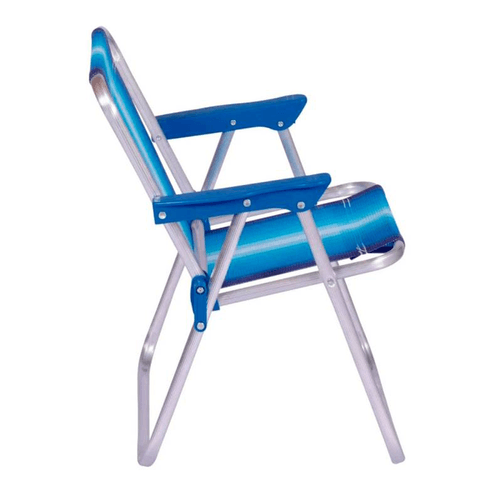 SILLA MOR INFANTIL ALTA ALUMINIO AZUL 002121