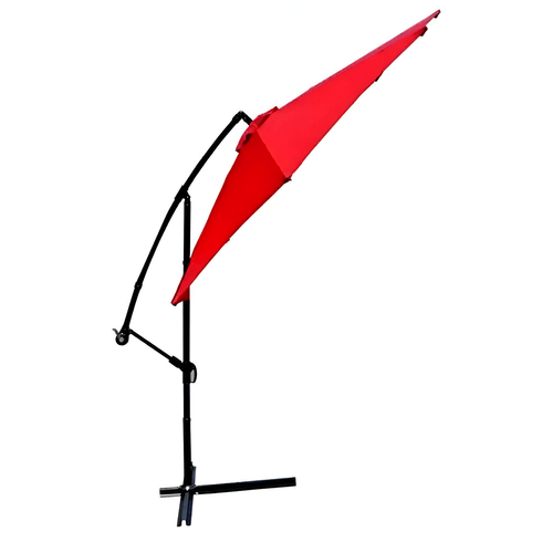 SOMBRILLA AVELINO EXCENTRICA 3 MTS ROJO