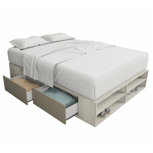 CAMA BOX MINIMAL TABLES NEVADO/GRIS ART.6442