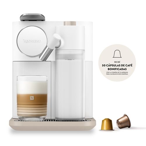 CAFETERA NESPRESSO GRAN LATTISSIMA WHITE