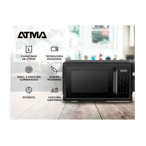 MICROONDAS ATMA MATDGB28UAP 28LT DIGITAL