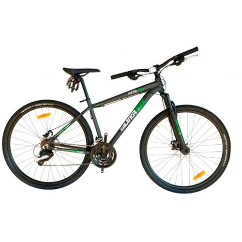 BICICLETA SILVER FOX RODADO 29 MTB 210 FIT M NEGRO/VERDE