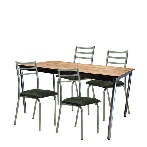 COMBO MESA DAKOT ZAMBIA 1.20 + 4 SILLAS ECO