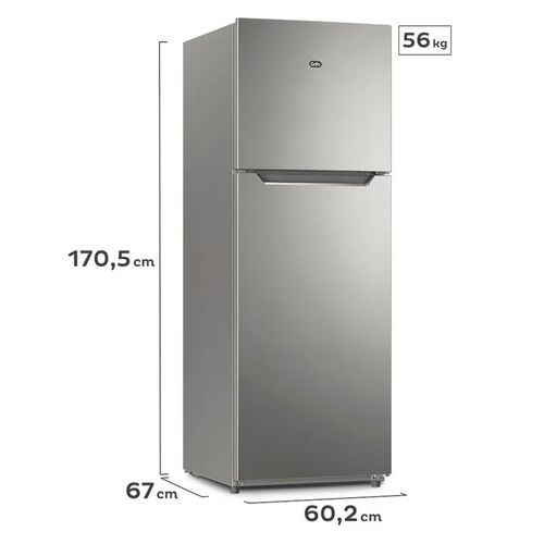 HELADERA GAFA HGNF333P PLATA NO FROST 356LT