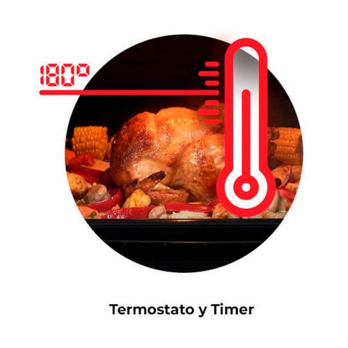 HORNO LONGVIE H6900BT BLANCO A GAS