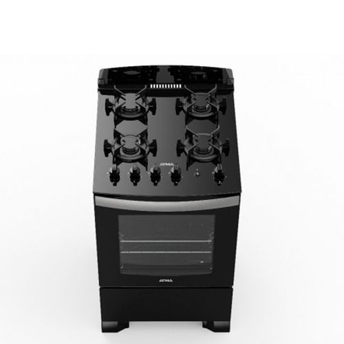 COCINA ATMA CCM056N NEGRA MULTIGAS
