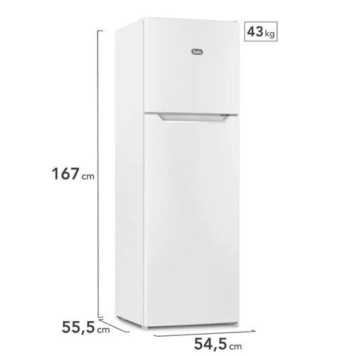 HELADERA GAFA HGNF251B BLANCA NO FROST 262LT