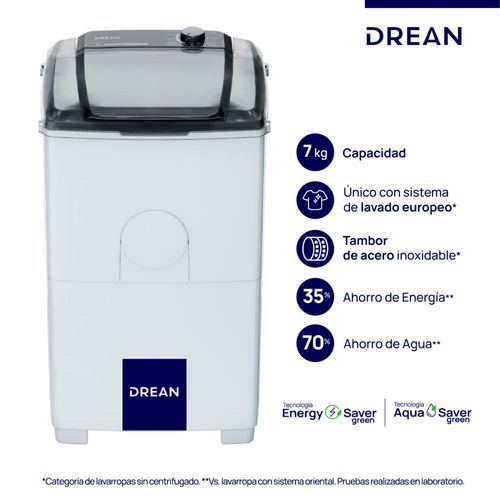 LAVARROPAS DREAN LTDR79SB C/SUPERIOR BLANCO