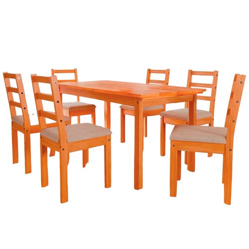 MESA ITALIA 1.60 + 6 SILLAS VERONA A40 MENEGHETTI