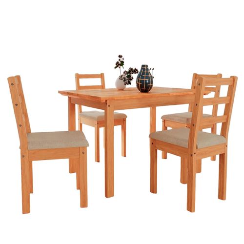 MESA ITALIA 1.20 + 4 SILLAS VERONA A40 MENEGHETTI
