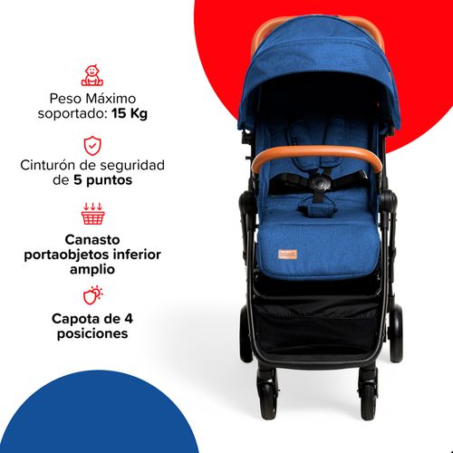 COCHE DE PASEO BEBESIT TFLEX 1321-B AZUL