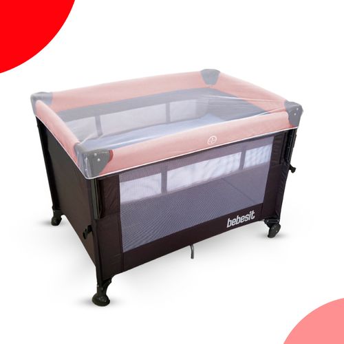 PRACTICUNA BEBESIT COLECHO ROSA/GRIS 2021-B