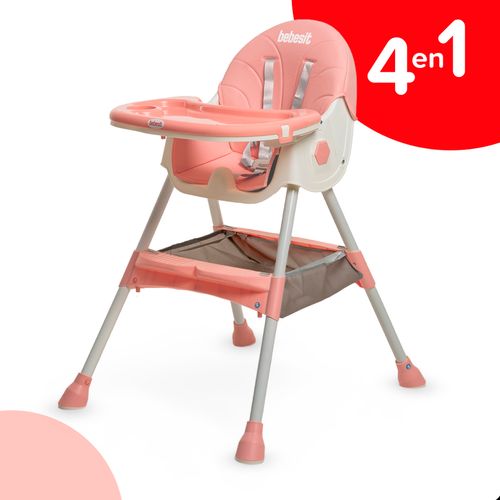SILLA DE COMER BEBESIT MECEDORA ROSA 6651-B