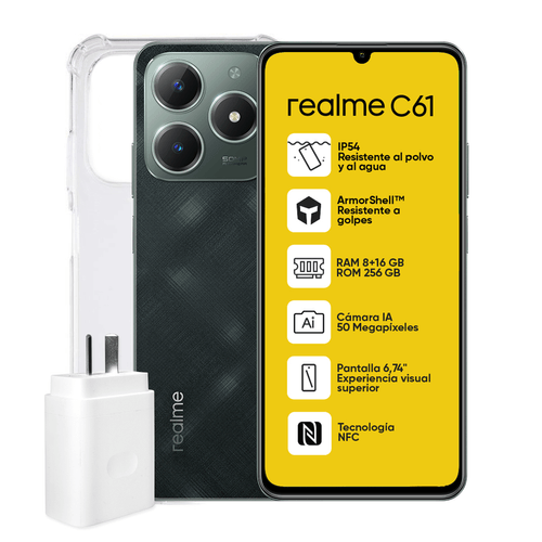 CELULAR REALME C61 8/256 GB DARK GREEN