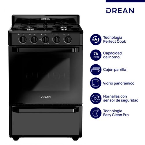 COCINA DREAN CD5602AN0 MG NEGRA