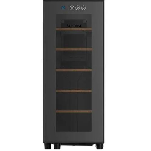 CAVA VONDOM T12 12 BOTELLAS NEGRA C/ ESTANTES