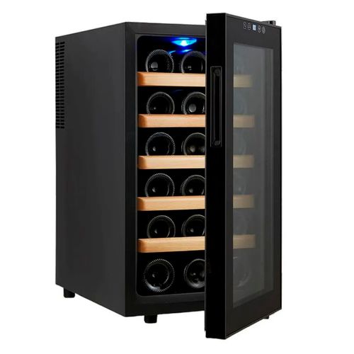 CAVA VONDOM T18 18 BOTELLAS NEGRA C/ ESTANTES