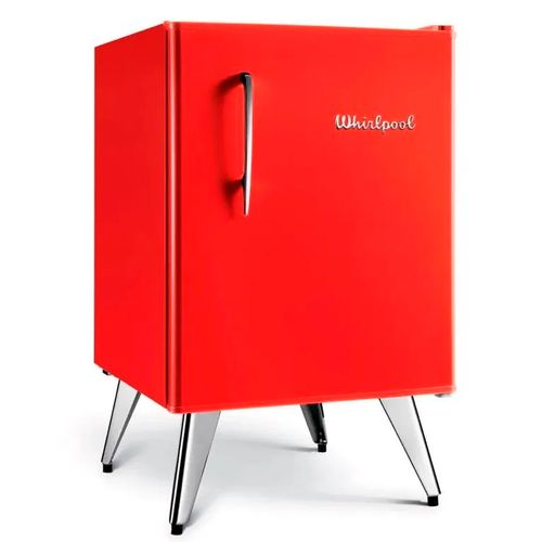 HELADERA WHIRLPOOL WRA 09HV 76 LTS ROJA VINTAGE