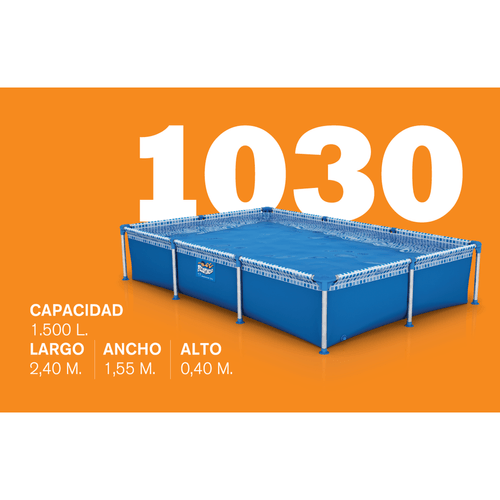 PILETA PELOPINCHO 1030 240X155X40 mts