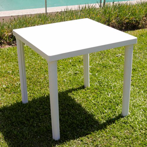 MESA PLASTICA NR CUADRADA BLANCA