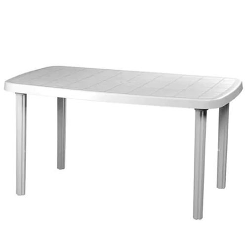 MESA PLASTICA NR RECTANGULAR BLANCA